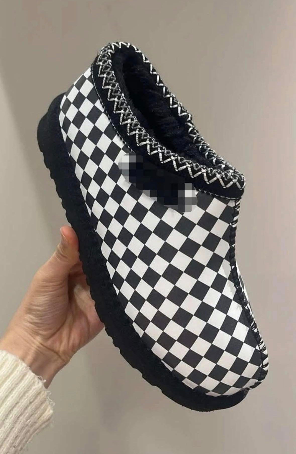 Checkered Inspired Slippers