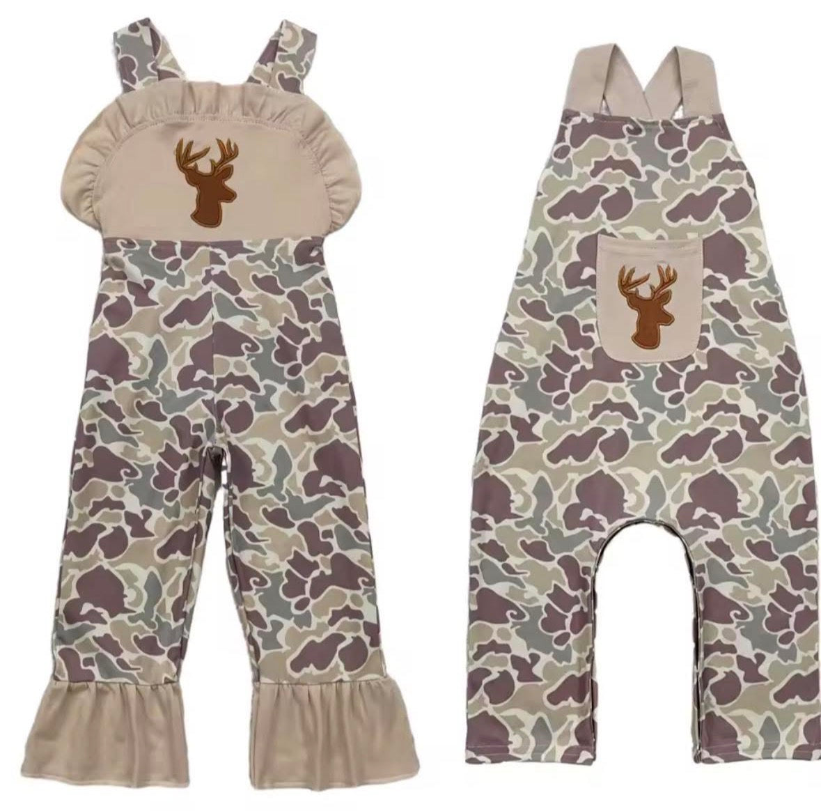Kids Camo Overalls
