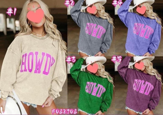 Howdy Crewneck