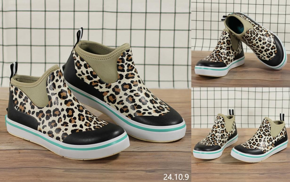 Cheetah Rain Boots