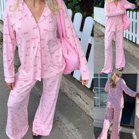 Bow Pajama Set