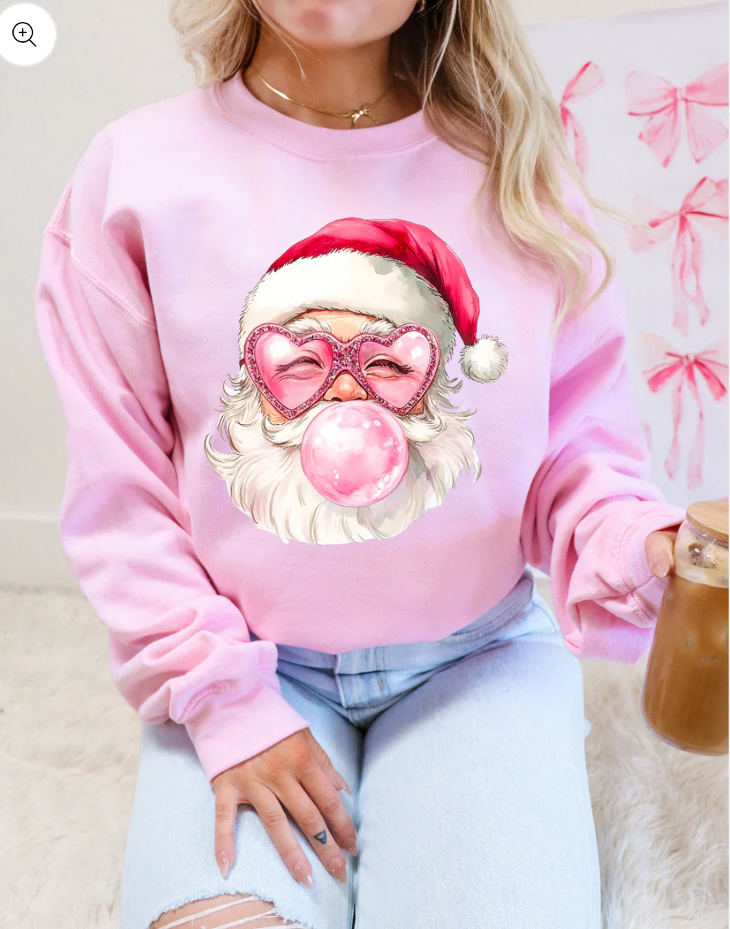 Christmas Pink Bubblegum Santa