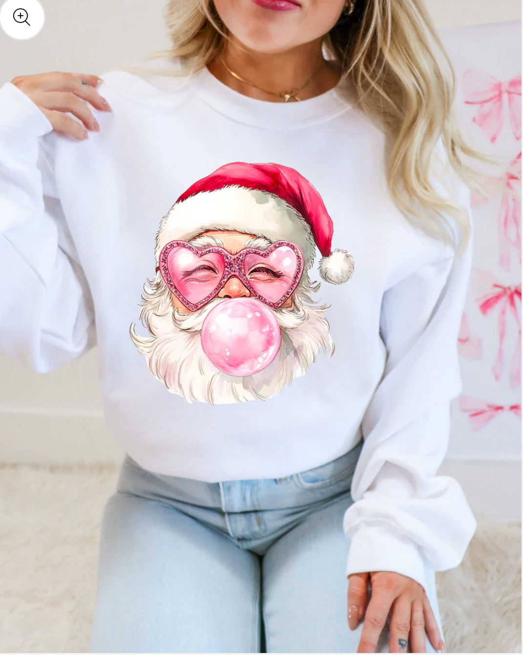Christmas Pink Bubblegum Santa