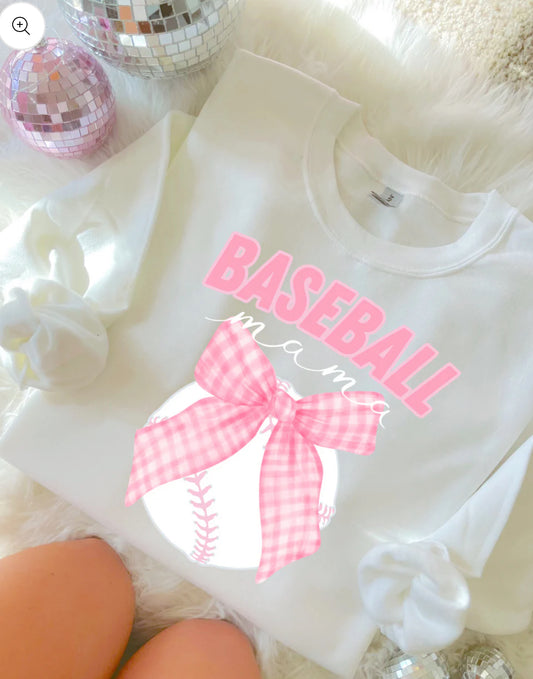 Baseball Mom Tee/Crew