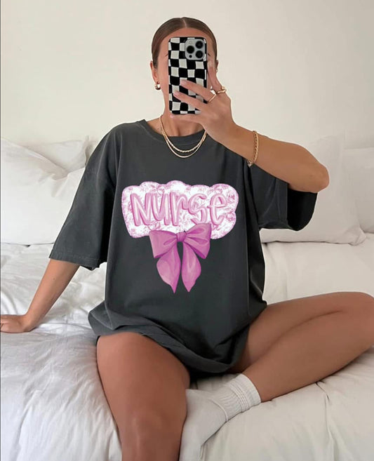 Nurse Bow Tee