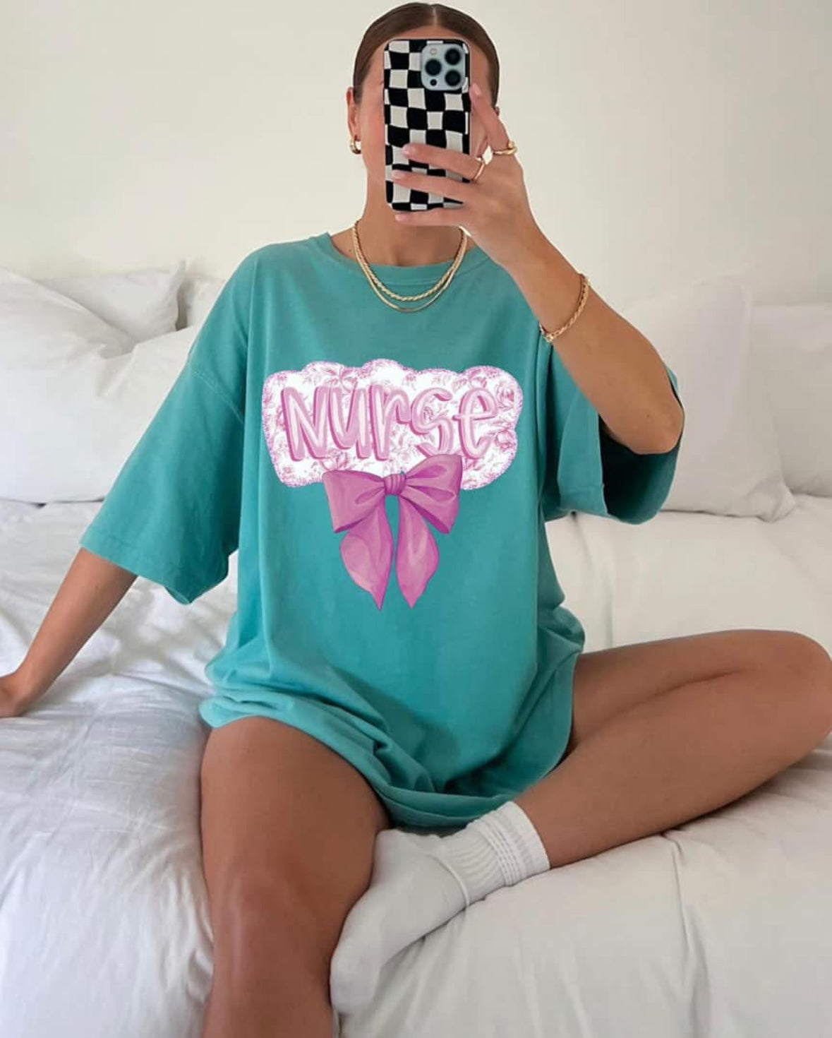 Nurse Bow Tee