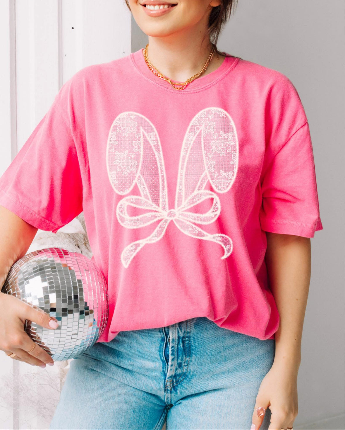 Easter Bunny Bow Tee