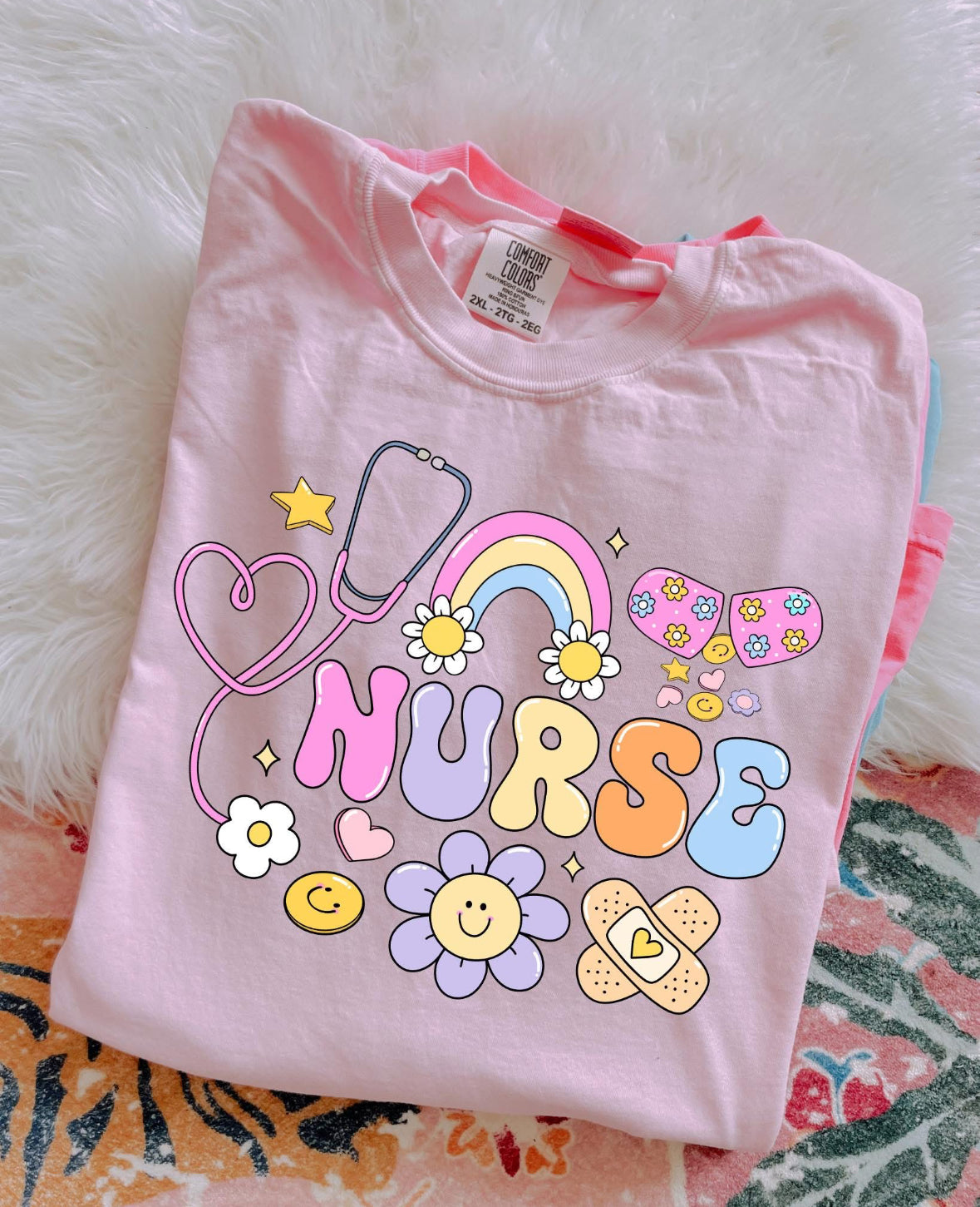 Colorful Nurse Tee