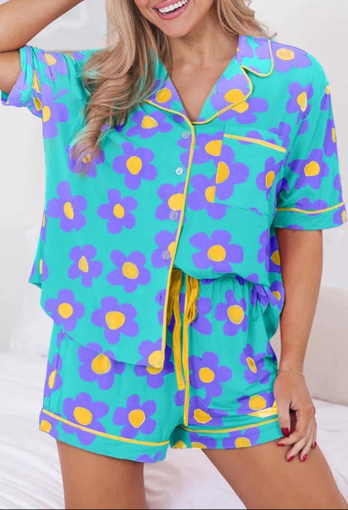 A Neon Spring PJ Set