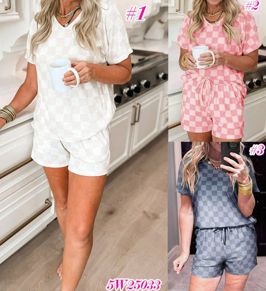 Checkered Girl Set