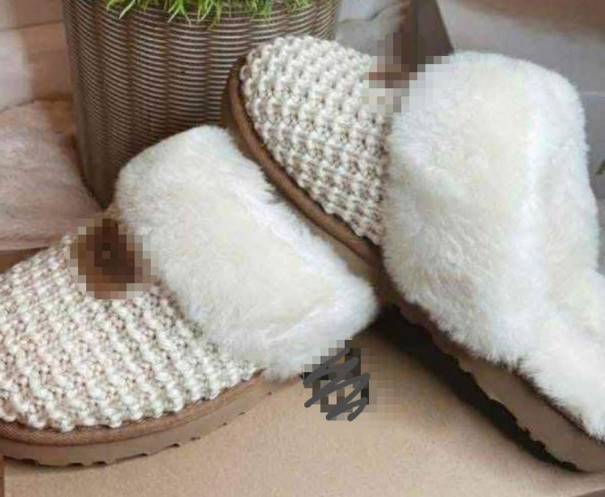 Knit Inspired Slippers
