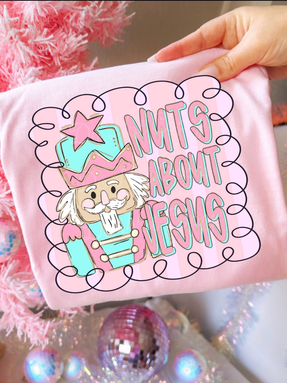 Nuts About Jesus Tee/ Crew