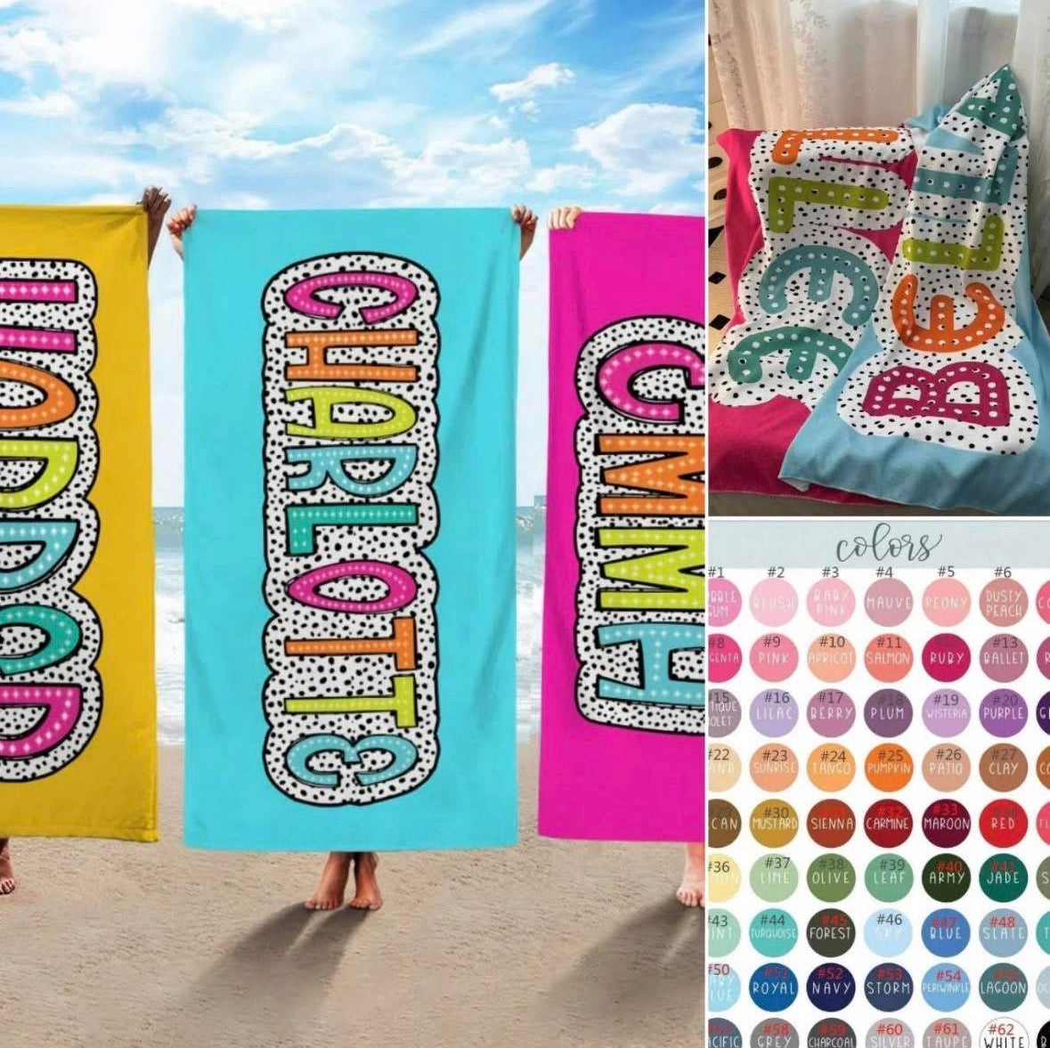 Custom Beach Towels