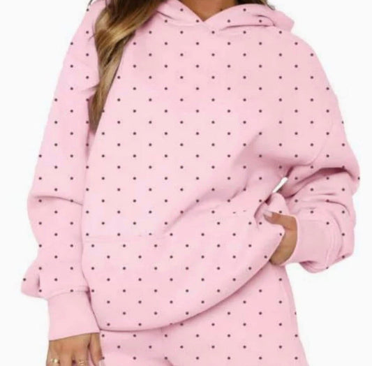 Polka Dot Hoodie