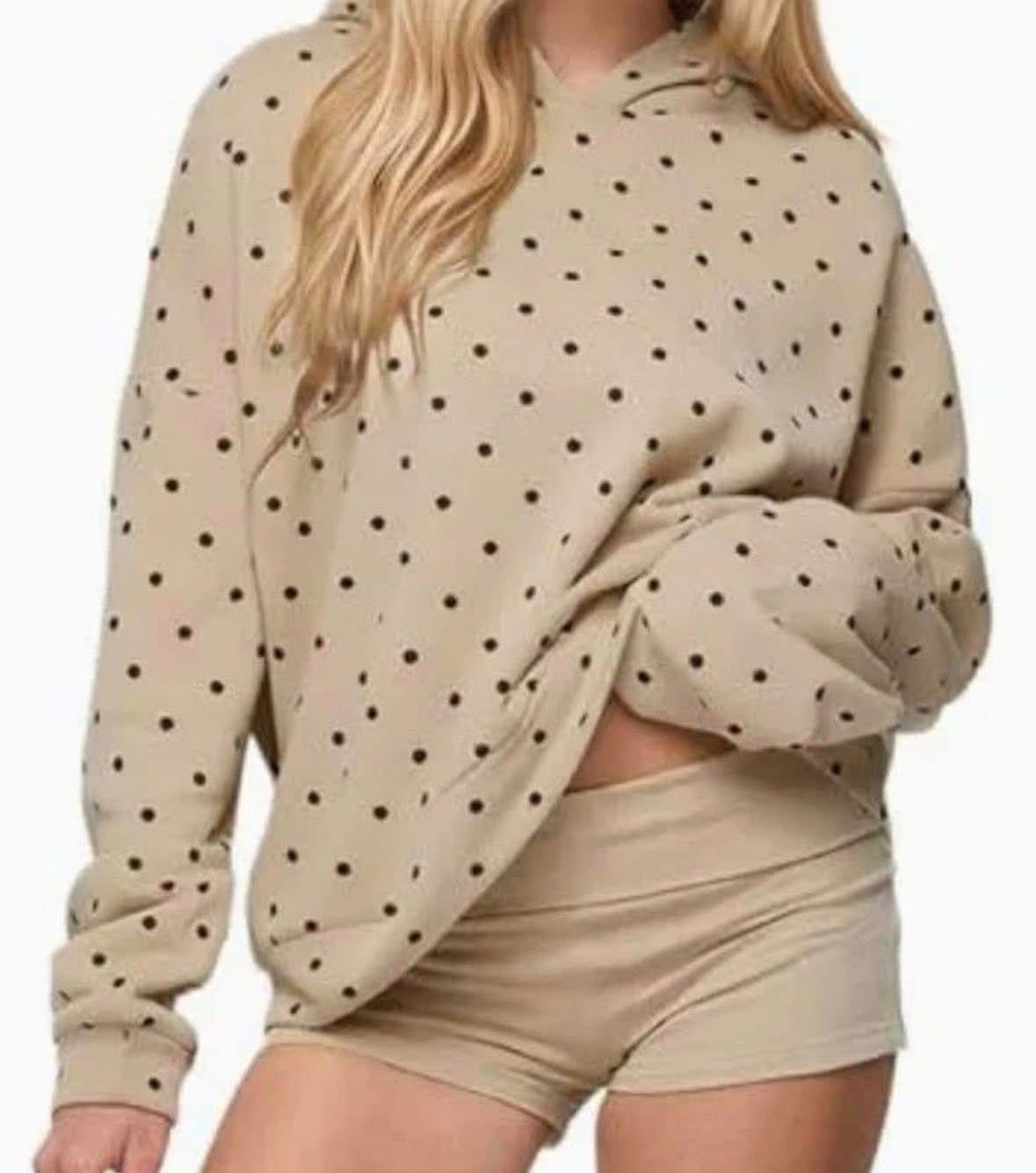 Polka Dot Hoodie