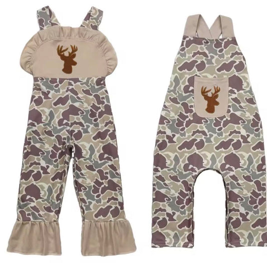 Kids Camo Overalls